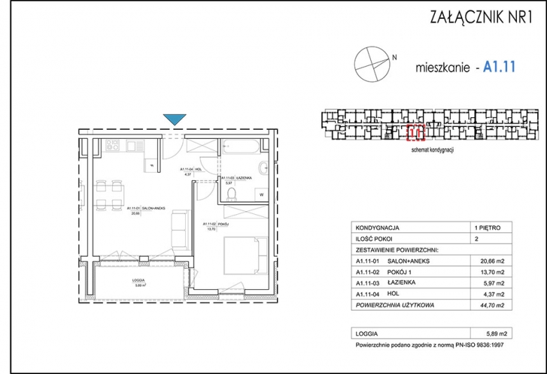 Apartament nr. A1.11